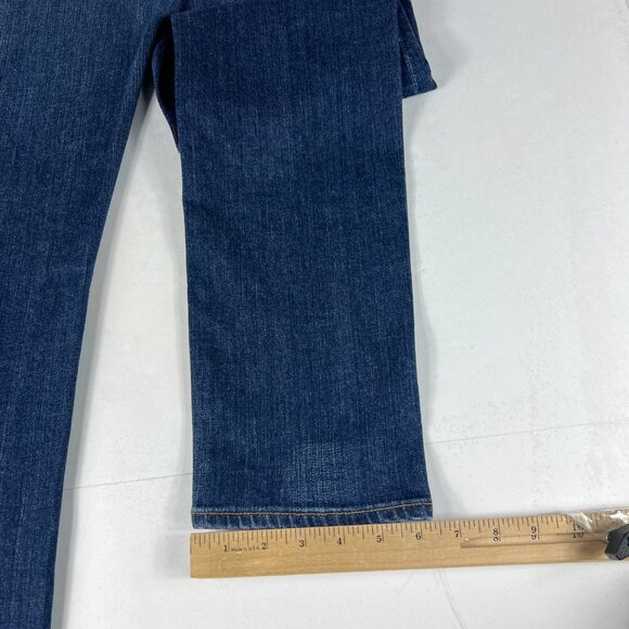 AG Adriano Goldschmid Jean Womens 33x30 Stevie Slim Straight Blue Denim Tag 31 R - Picture 11 of 16